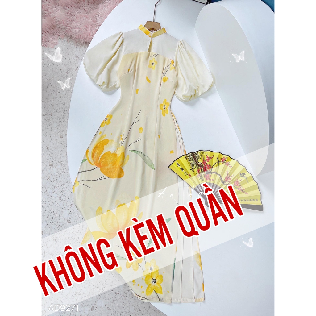 Áo Dài 122 Hoa Rơi AD9271