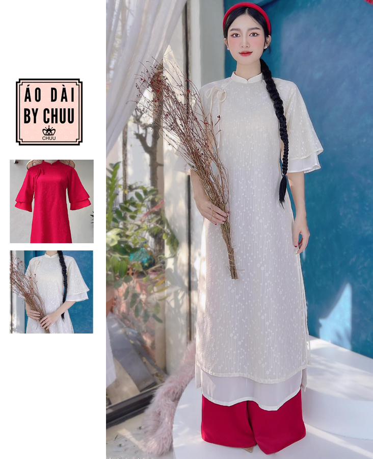 Áo Dài Suông Giọt Sương AD9295