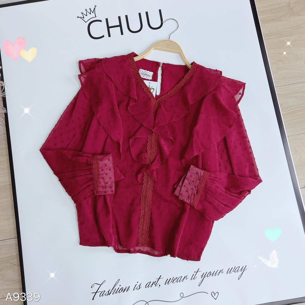 Áo Bèo Ren Vỏ Sò A9339