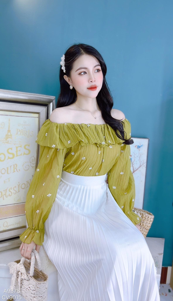 Áo Hoa Thô Nến LiTi A9378