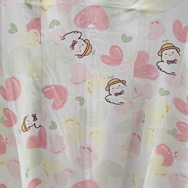 Áo Dài Cổ Mây Disney AD1481 (áo lẻ)