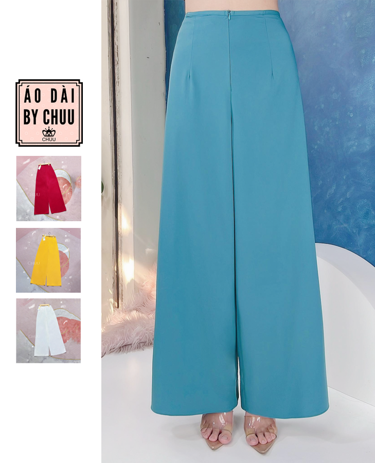 Quần Áo Dài Lụa Chéo Không Có Lưng Chun F8008