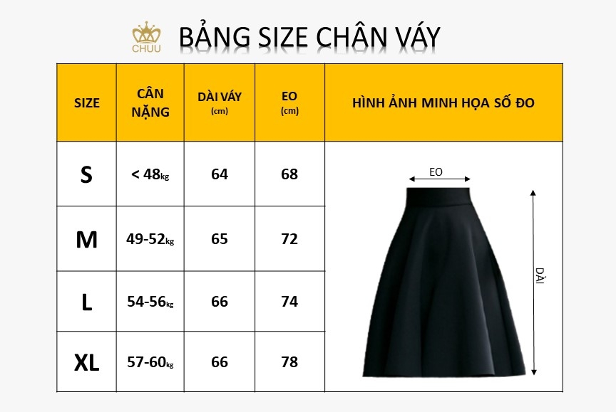 Chân Váy Xếp li Peplum CV8003