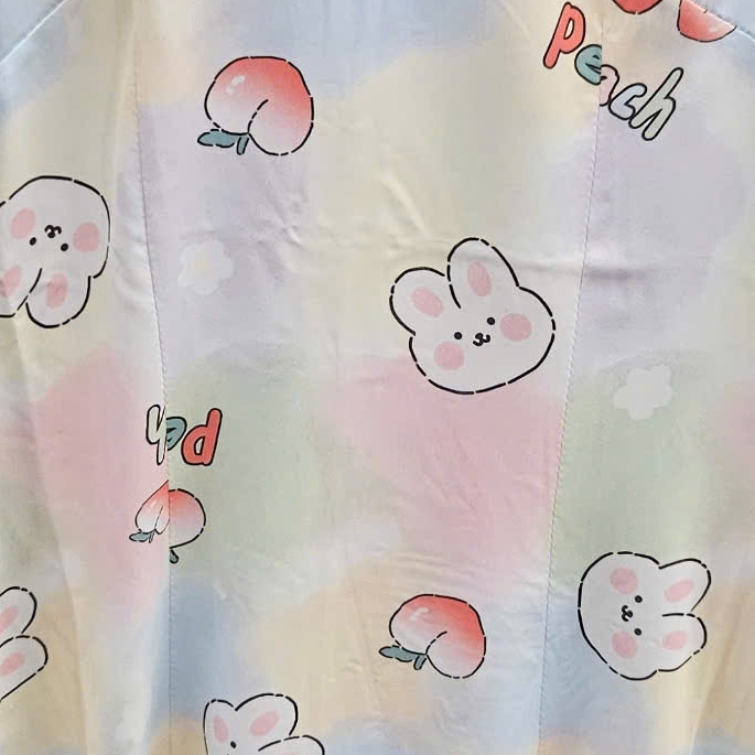 Áo Dài Cổ Mây Disney AD1481 (áo lẻ)