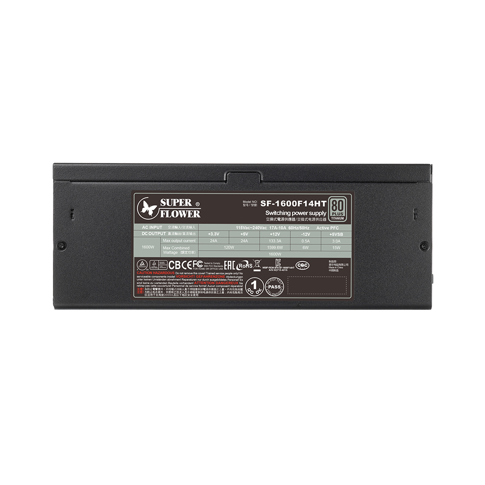 Nguồn máy tính SuperFlower Leadex Platinum 1600W ATX 3.1 80 Plus Platinum SF-1600F14HT