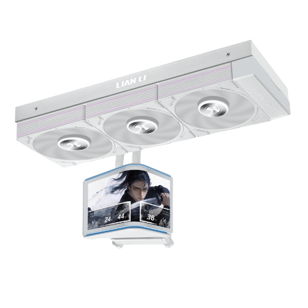 Tản nhiệt nước AIO Lian Li HydroShift II OLED Curved 360TL WHITE