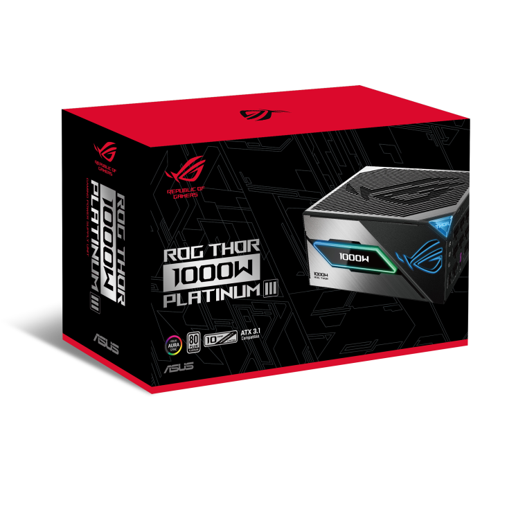 Nguồn máy tính ASUS ROG THOR 1000W Platinum III 1000W 80 Plus Platinum