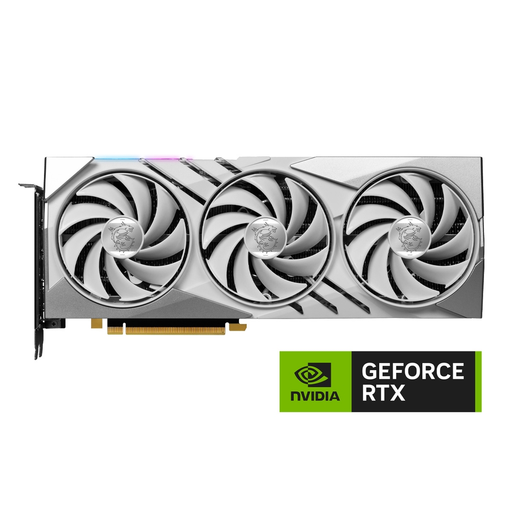 VGA MSI GeForce RTX 4070 SUPER GAMING X SLIM WHITE 12G GDDR6X