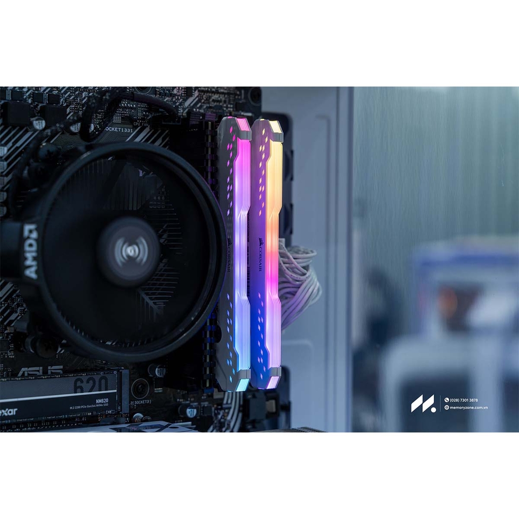 PC ST Gaming R5-6600 WHITE ( R5-4650G, RX 6600 8GB, RAM 16GB, SSD 500GB, 650W, WIN11 )