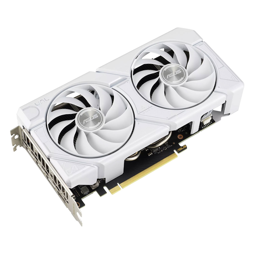 VGA Asus Dual GeForce RTX 4060 EVO White OC Edition 8GB GDDR6 DUAL-RTX4060-O8G-EVO-WHITE