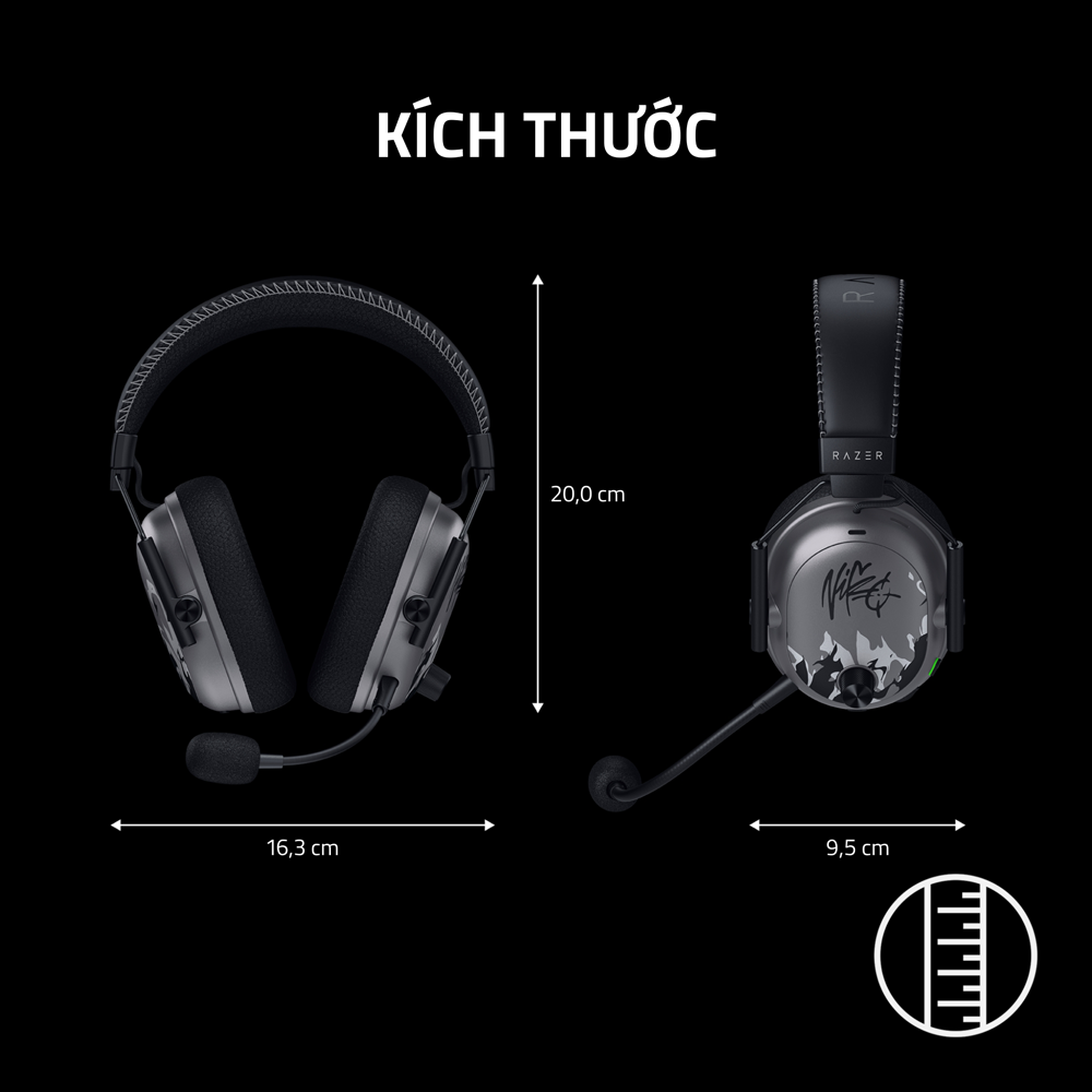 Tai Nghe không dây Razer Blackshark V3 Pro NiKo Edition RZ04-05401200-R3M1