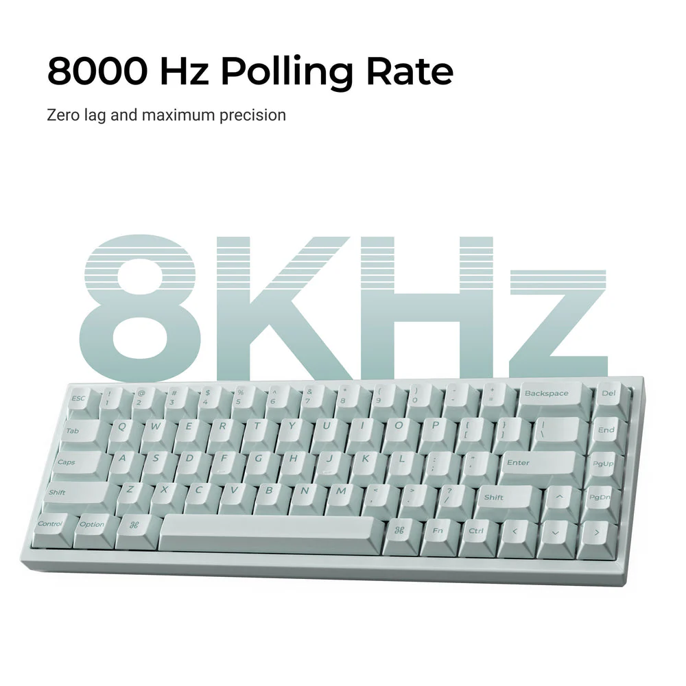 Bàn phím cơ Keychron Q16 HE 8K All Ceramic RGB Hotswap Rapid Trigger (Magnetic Sw)