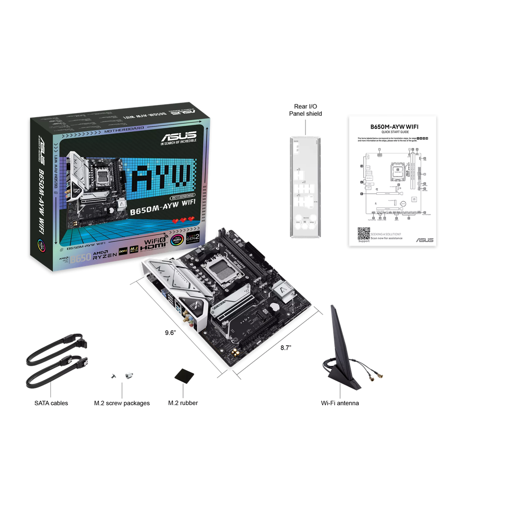 Mainboard ASUS B650M-AYW WIFI DDR5