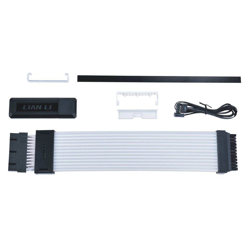 Dây nguồn nối dài LIAN LI STRIMER WIRELESS 24-PIN ARGB - KÈM HUB USB