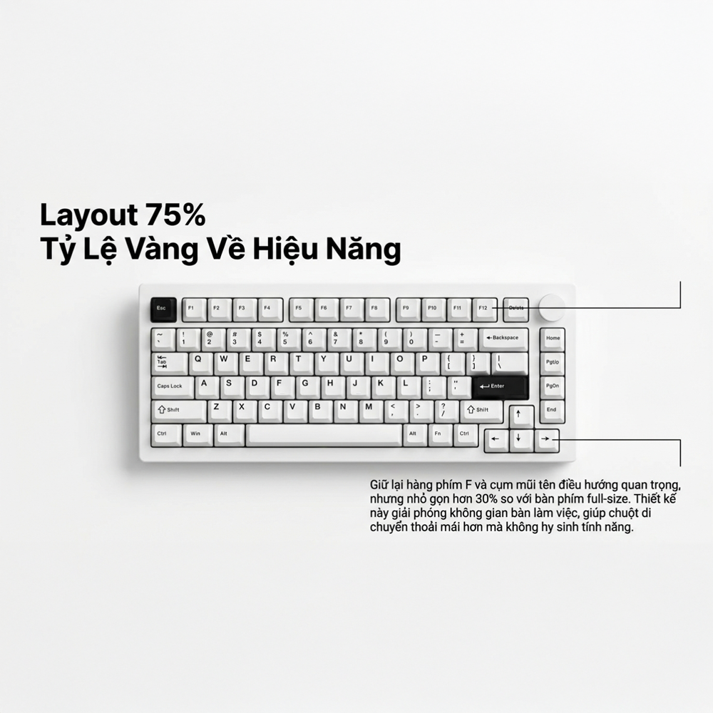 Bàn phím cơ AKKO 5075S RGB Hotswap (AKKO Sw)