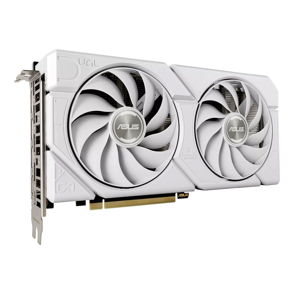VGA Asus Dual GeForce RTX 4060 EVO White OC Edition 8GB GDDR6 DUAL-RTX4060-O8G-EVO-WHITE