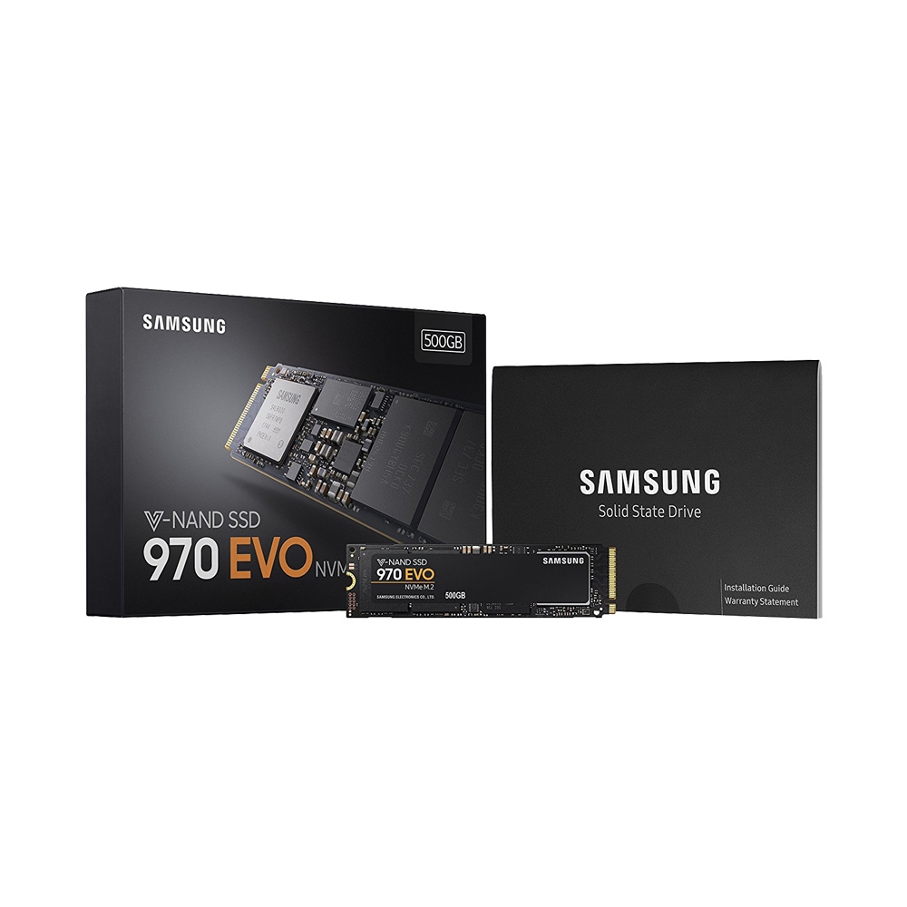 SSD Samsung 970 EVO PCIe NVMe V-NAND M.2 2280 500GB MZ-V7E500BW