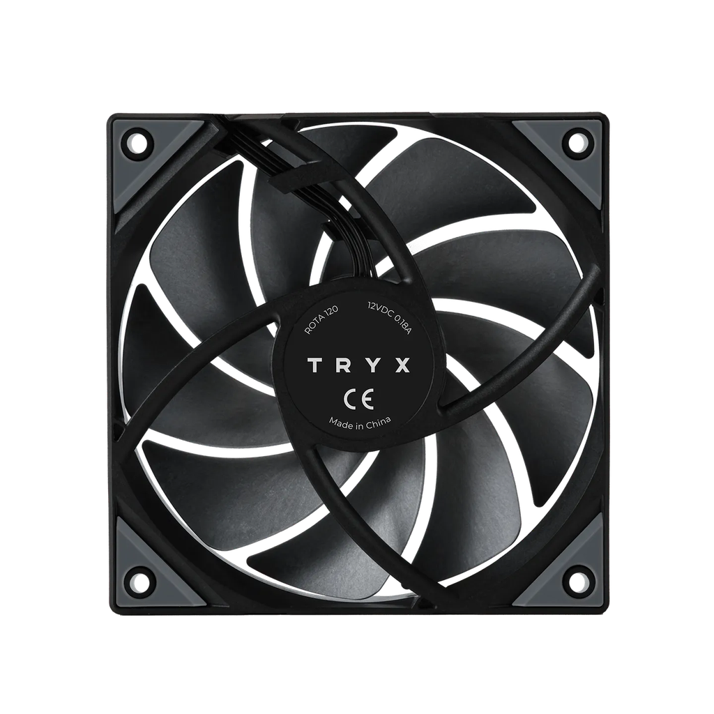Quạt tản nhiệt TRYX ROTA PRO 120mm Performance Fan Black (Fan Xuôi)