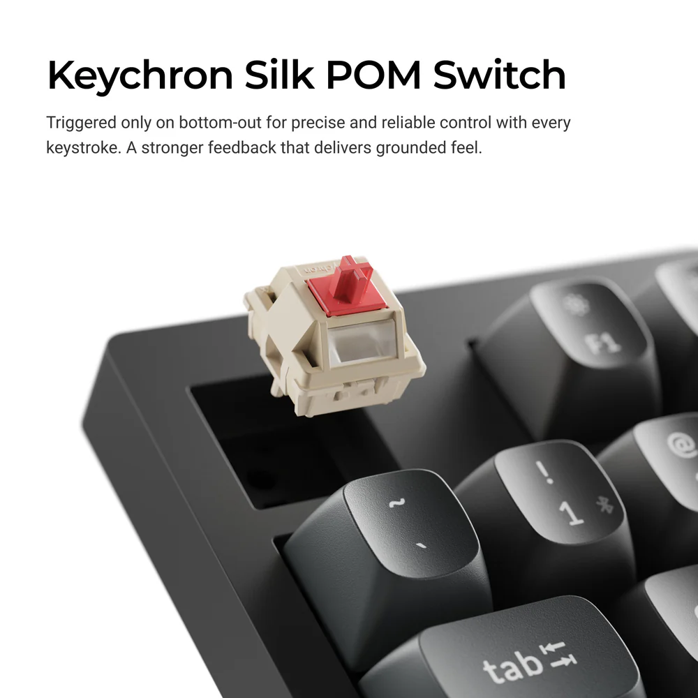 Bàn phím cơ không dây Keychron V5 Ultra 8K ZMK RGB Hotswap (Keychron Sw)