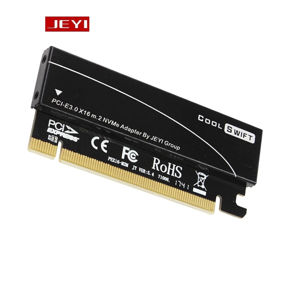 Adapter JEYI Cool Swift chuyển đổi SSD  PCIe Gen 3 x 4 to PCI-
