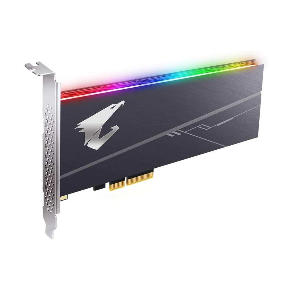 SSD Gigabyte Aorus 512GB RGB AIC PCIe Gen3 x4 NVMe GP-ASACNE2512GTTDR