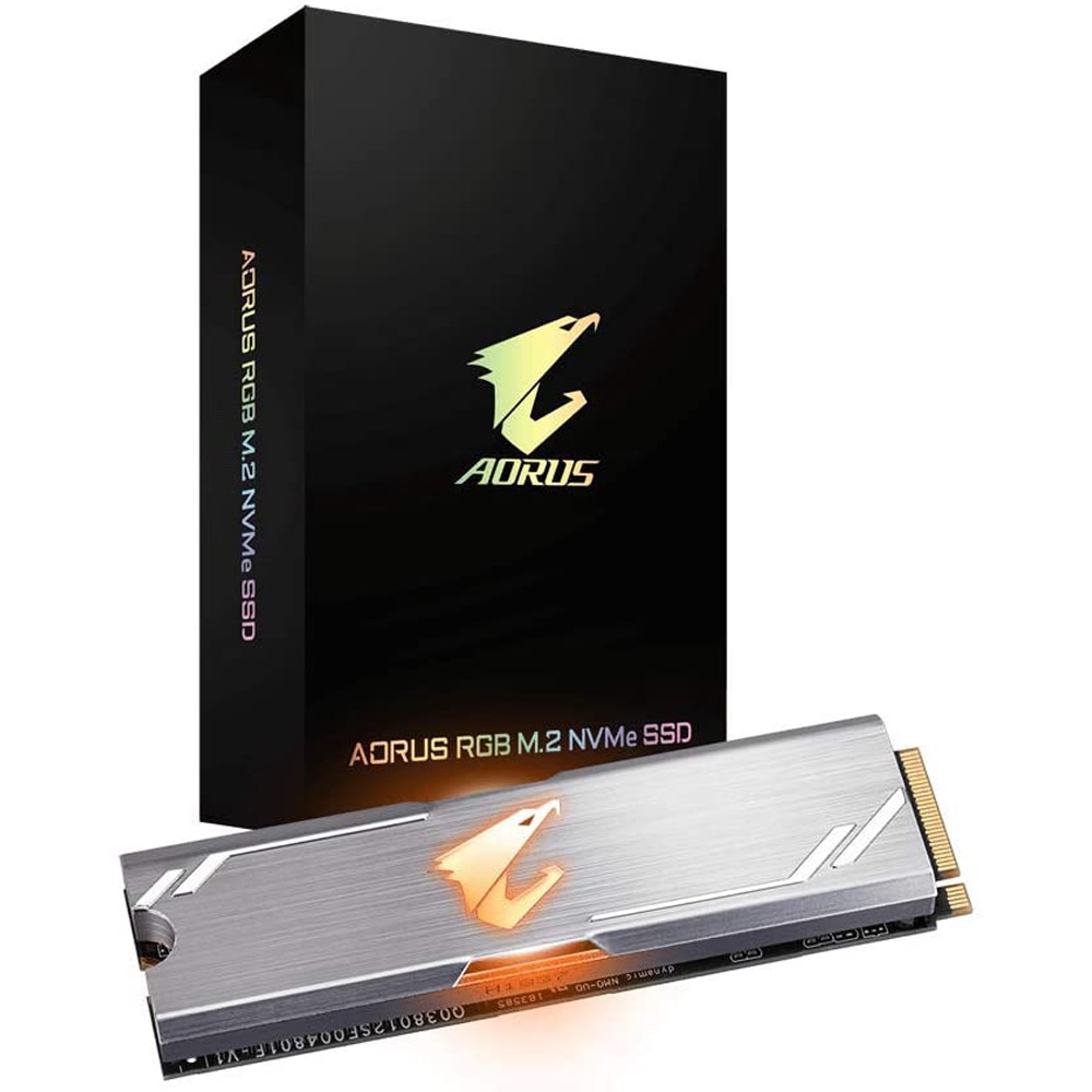 SSD Gigabyte Aorus 512GB RGB PCIe Gen3 x4 NVMe M.2 GP-ASM2NE2512GTTDR