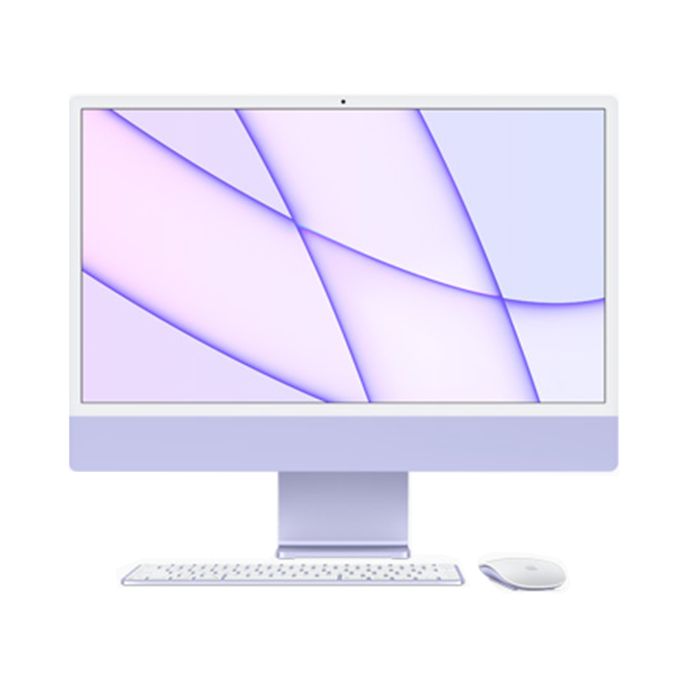 Apple iMac M1 24 Inch 2021 (Apple M1, 8-Cores GPU, Ram 16GB, SSD 512GB, 24 Inch Retina 4.5K)