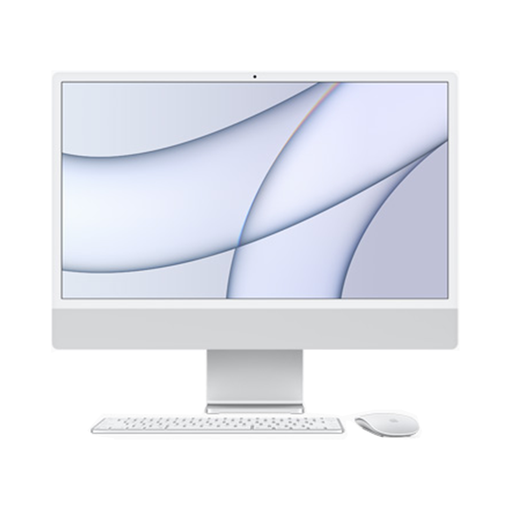 Apple iMac M1 24 Inch 2021 (Apple M1, 8-Cores GPU, Ram 8GB, SSD 256GB, 24 Inch Retina 4.5K)