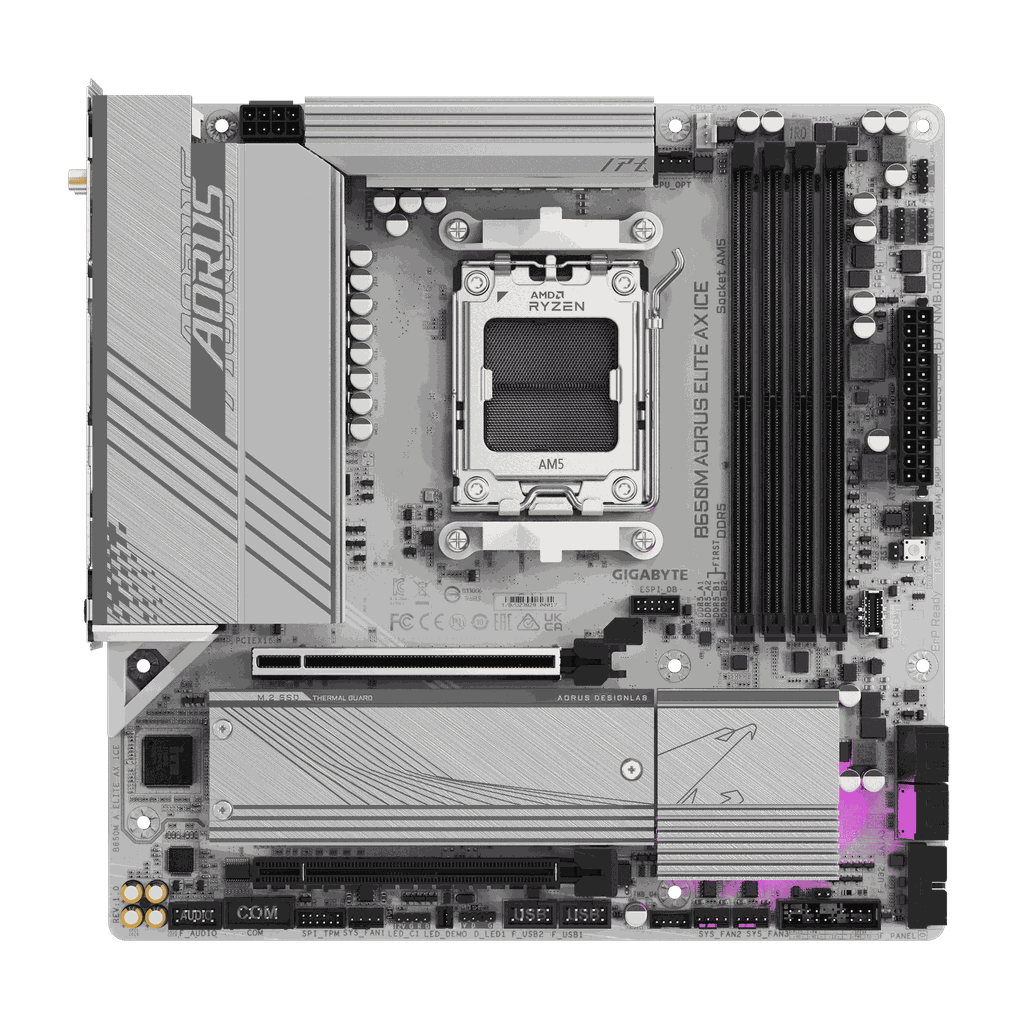 Mainboard Gigabyte B650M AORUS ELITE AX ICE DDR5