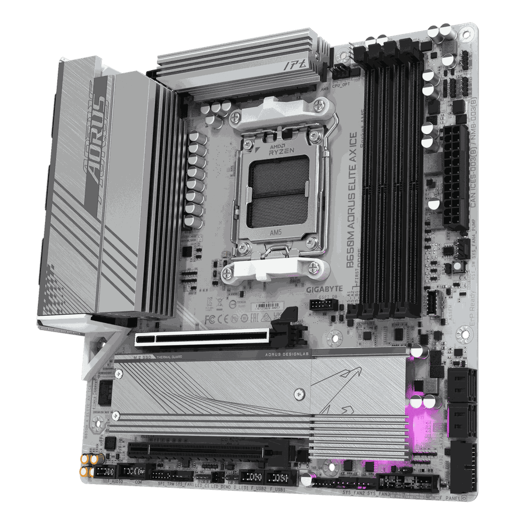 Mainboard Gigabyte B650M AORUS ELITE AX ICE DDR5
