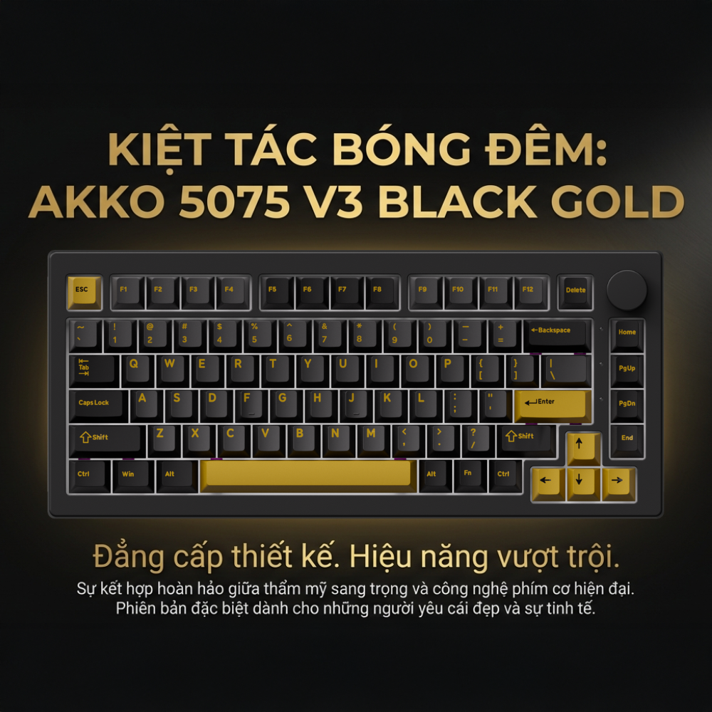 Bàn phím cơ AKKO 5075 V3 Multi Mode RGB Hotswap (AKKO Sw)