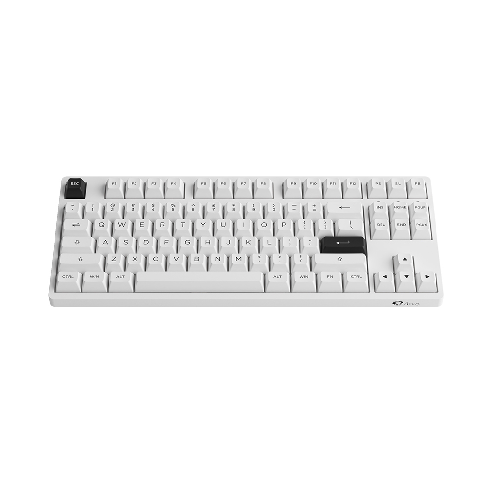 Bàn phím cơ TKL không dây AKKO 3087 RF Black on White (AKKO Sw V3)