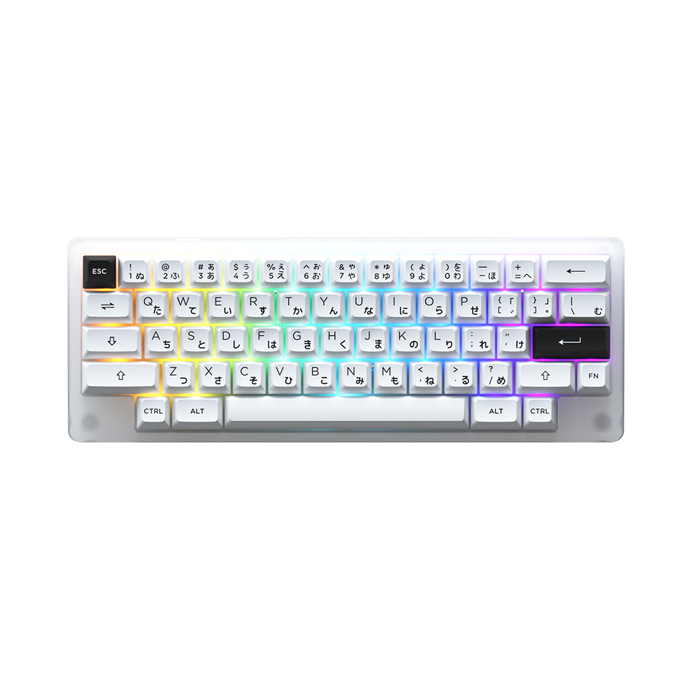 Bàn phím cơ AKKO ACR59 White RGB Akko CS Jelly White