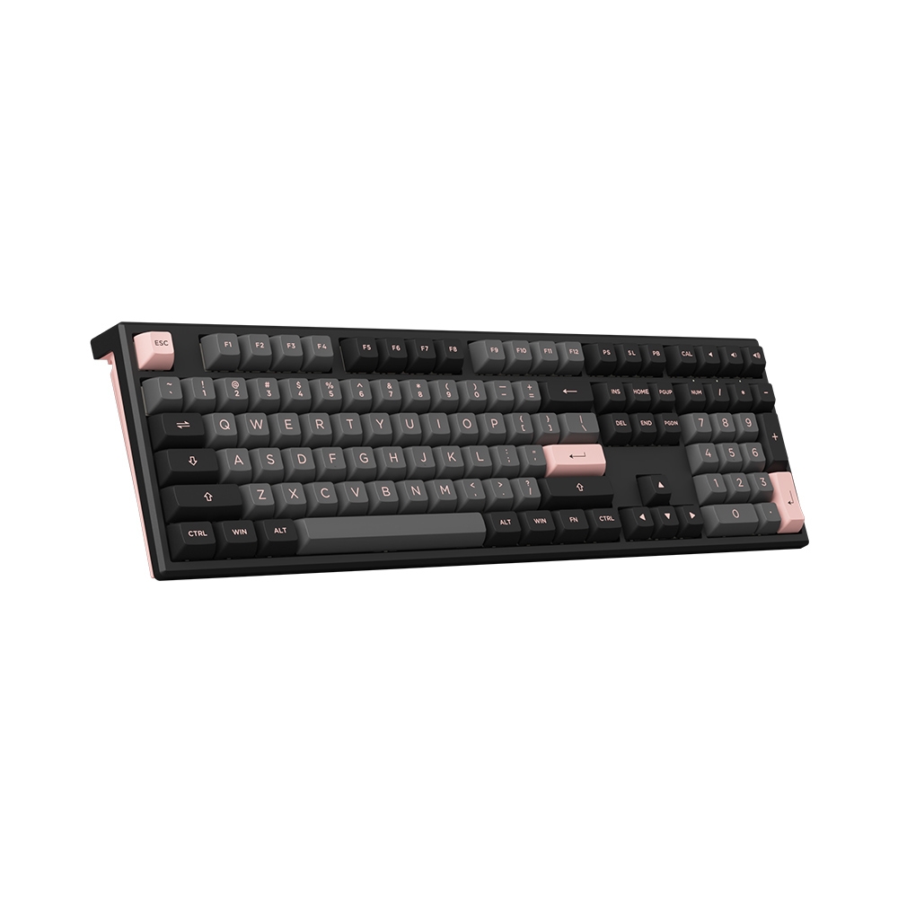 Bàn phím cơ AKKO MonsGeek MG108 RGB Black & Pink (Akko Sw V3)