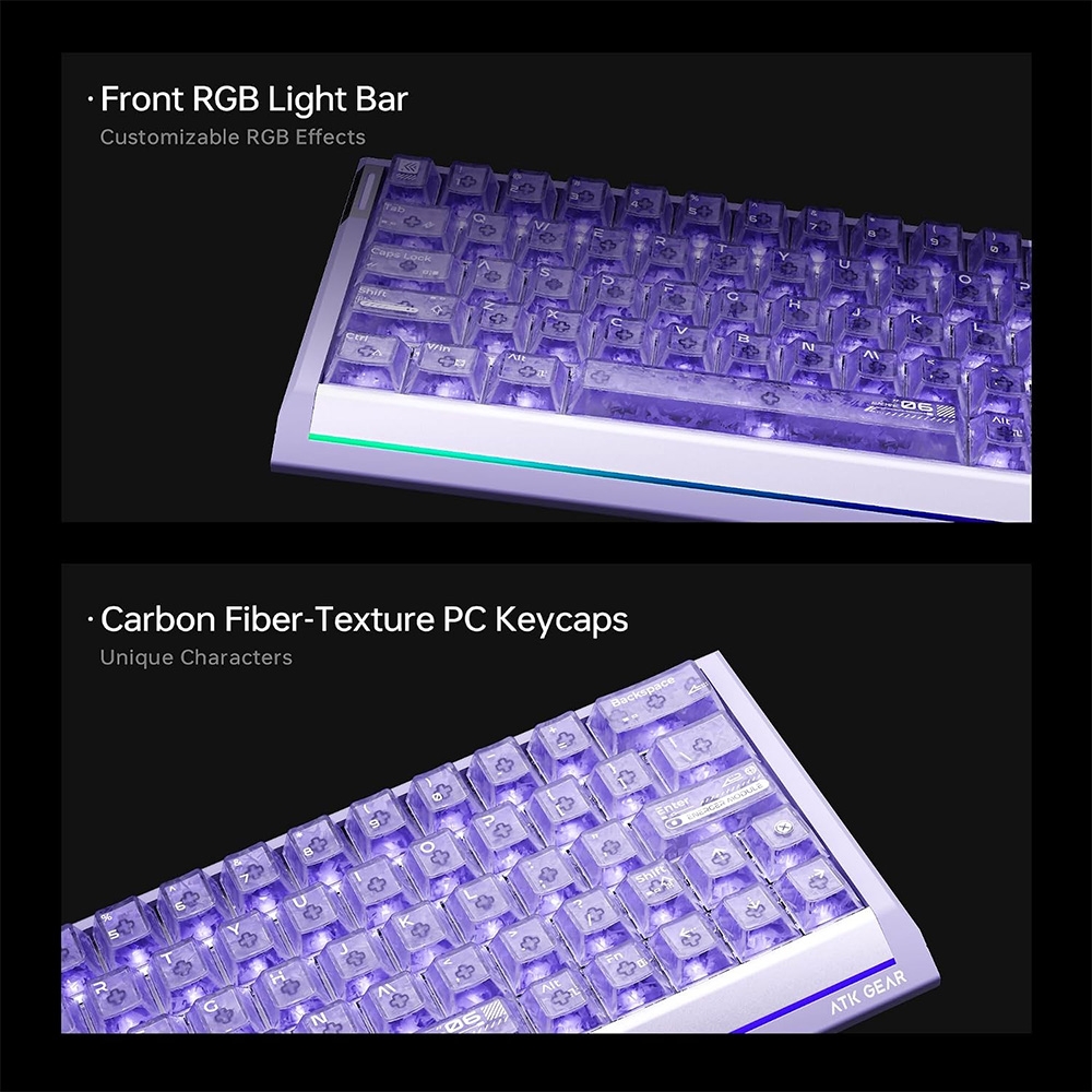 Bàn phím cơ ATK RS63 Air Esports HE RGB Hotswap Rapid Trigger (Magnetic Switch)