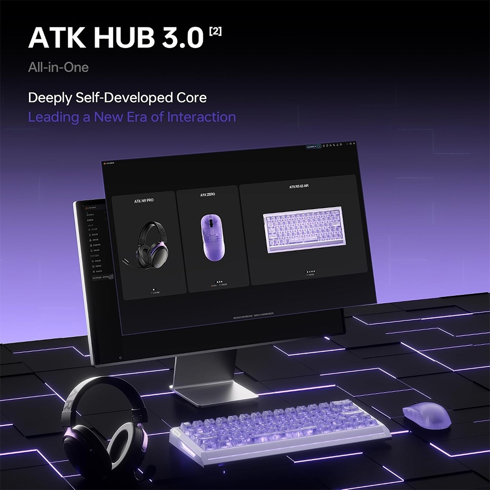 Bàn phím cơ ATK RS63 Air Esports HE RGB Hotswap Rapid Trigger (Magnetic Switch)