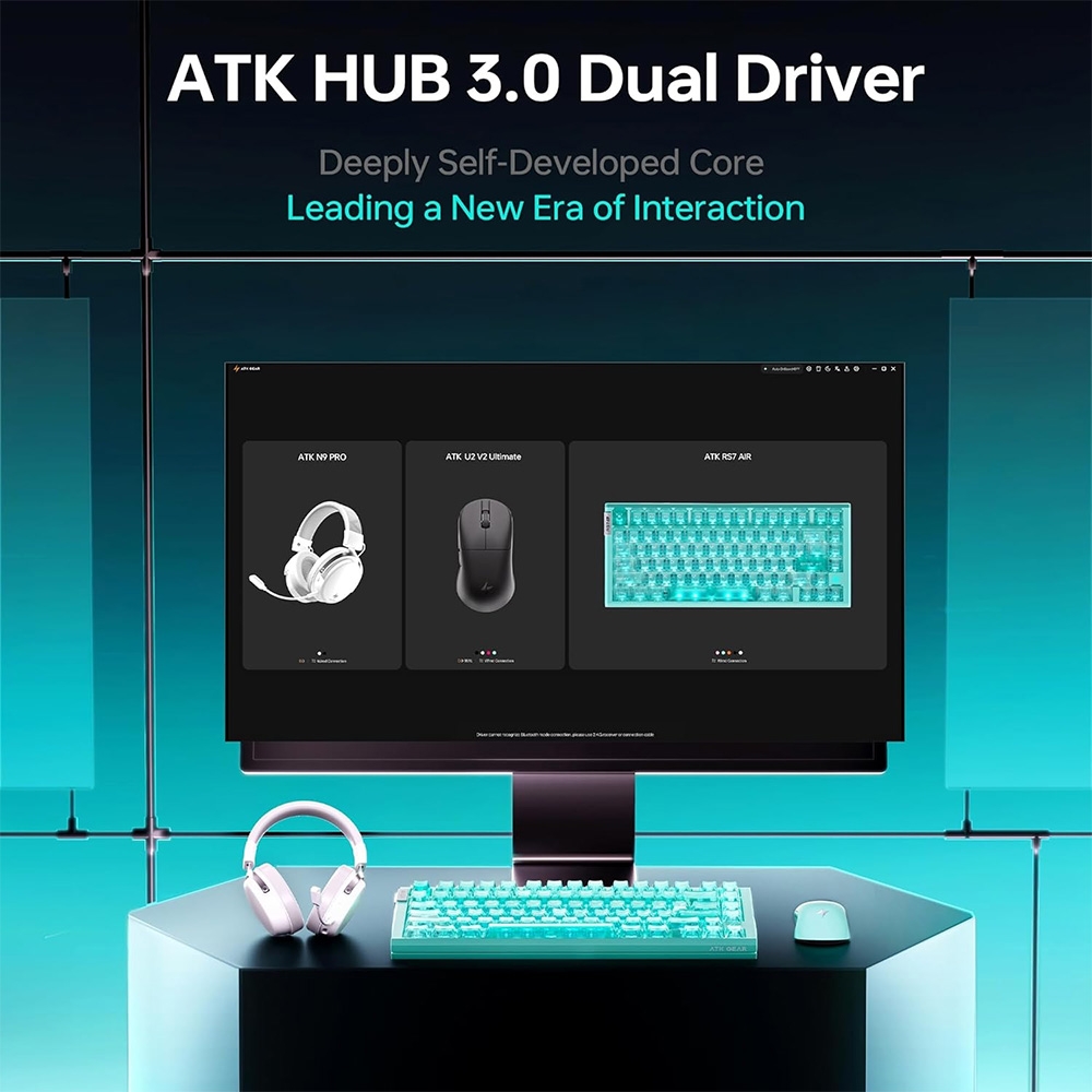 Bàn phím cơ ATK RS7 Air HE RGB Hotswap Rapid Trigger (Magnetic Sw)