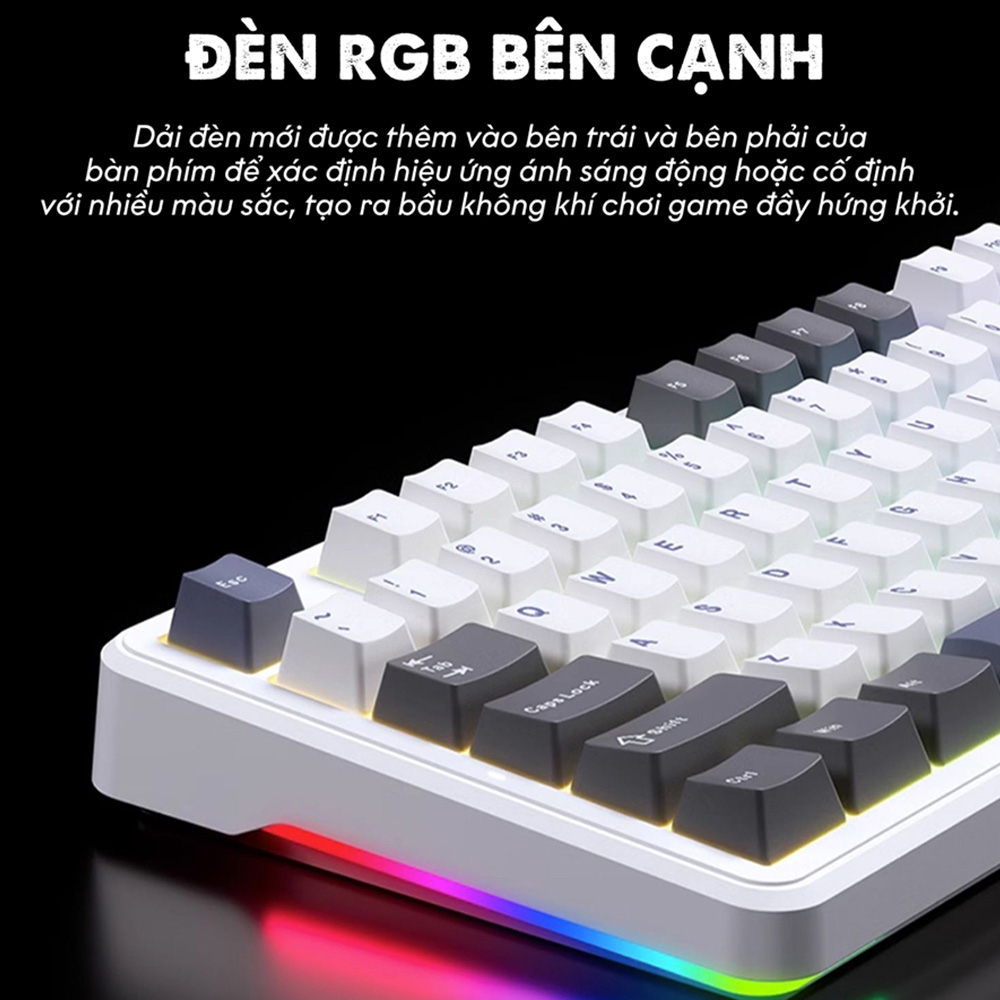 Bàn phím cơ AULA F87 RGB Hotswap (Leobog Sw)
