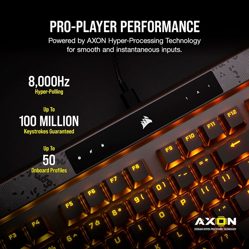 Bàn phím cơ Corsair K70 MAX RGB MGX Sw CH-910961G-NA