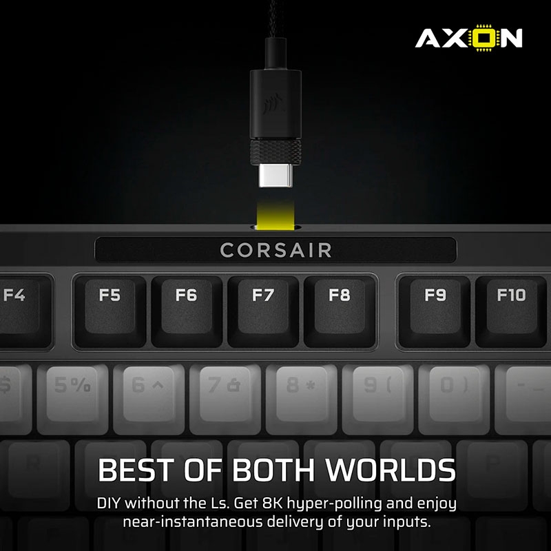 Bàn phím cơ Corsair Makr Pro 75 HE RGB Hotswap SOCD (Corsair MGX Sw)