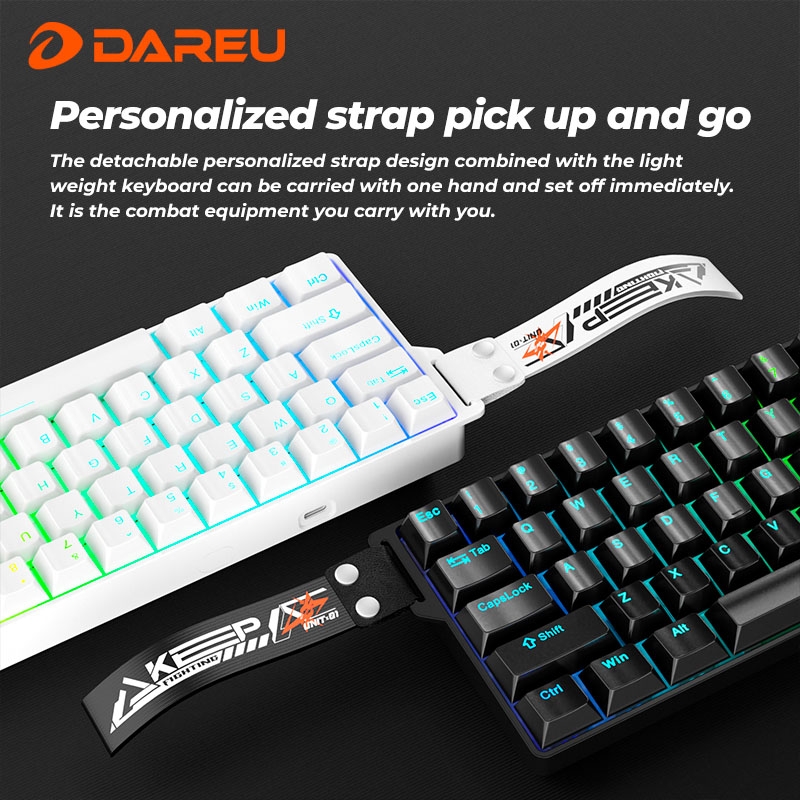 Bàn phím cơ Dareu EK60 HE RGB Hotswap 8K Rapid Trigger (Dareu Magnetic Sw)