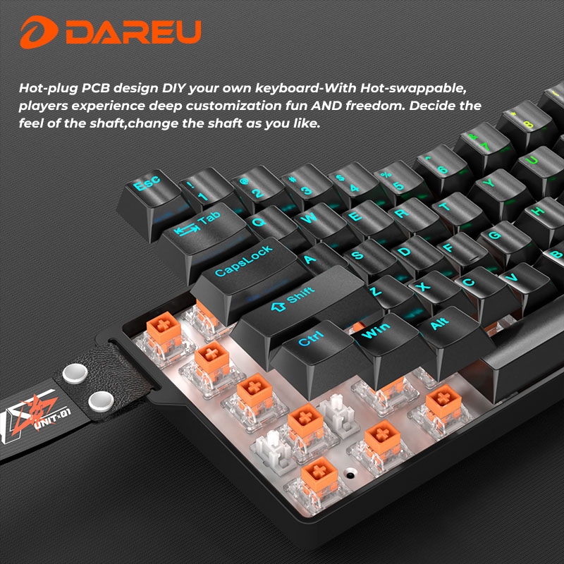 Bàn phím cơ Dareu EK60 HE RGB Hotswap 8K Rapid Trigger (Dareu Magnetic Sw)