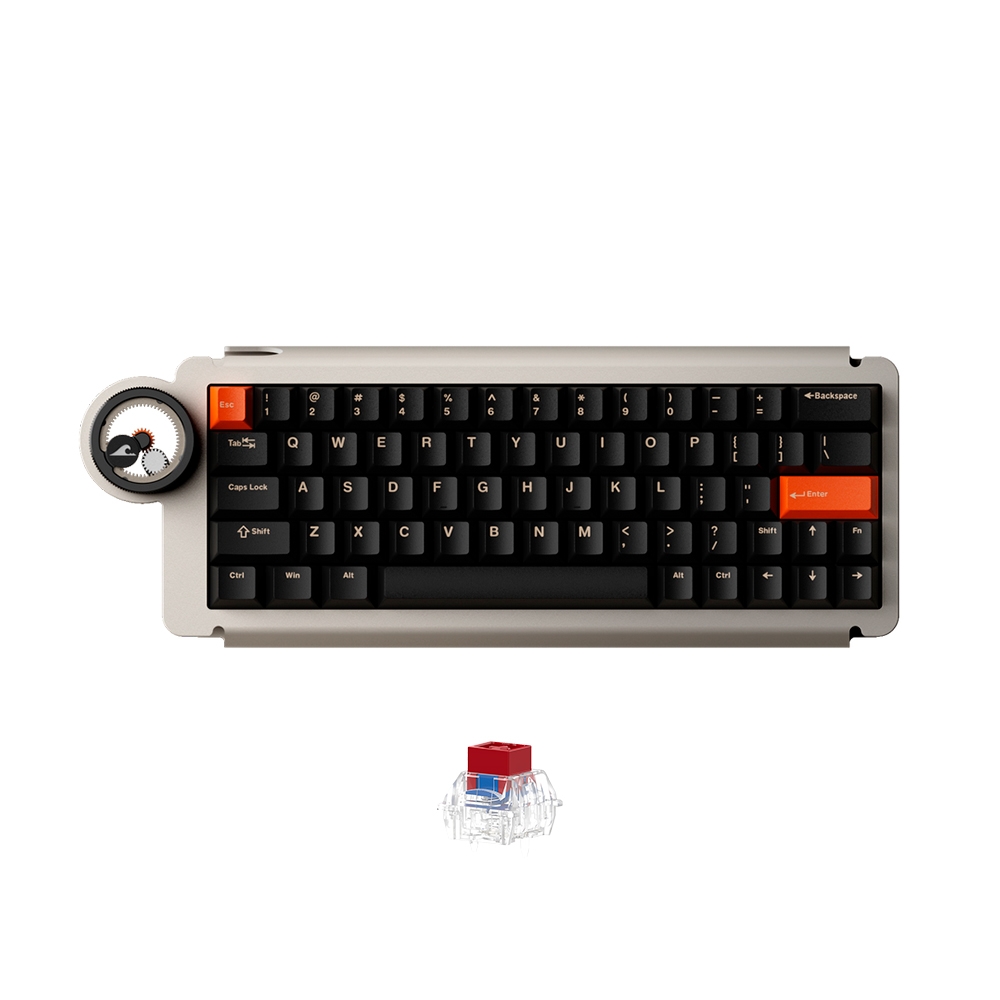 Bàn phím cơ Dry Studio Ice Ring 63 RT RGB Hotswap 8K Rapid Trigger (Magnetic Sw)