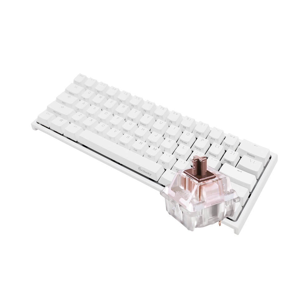 Bàn phím cơ DUCKY One 2 Mini Pure White RGB