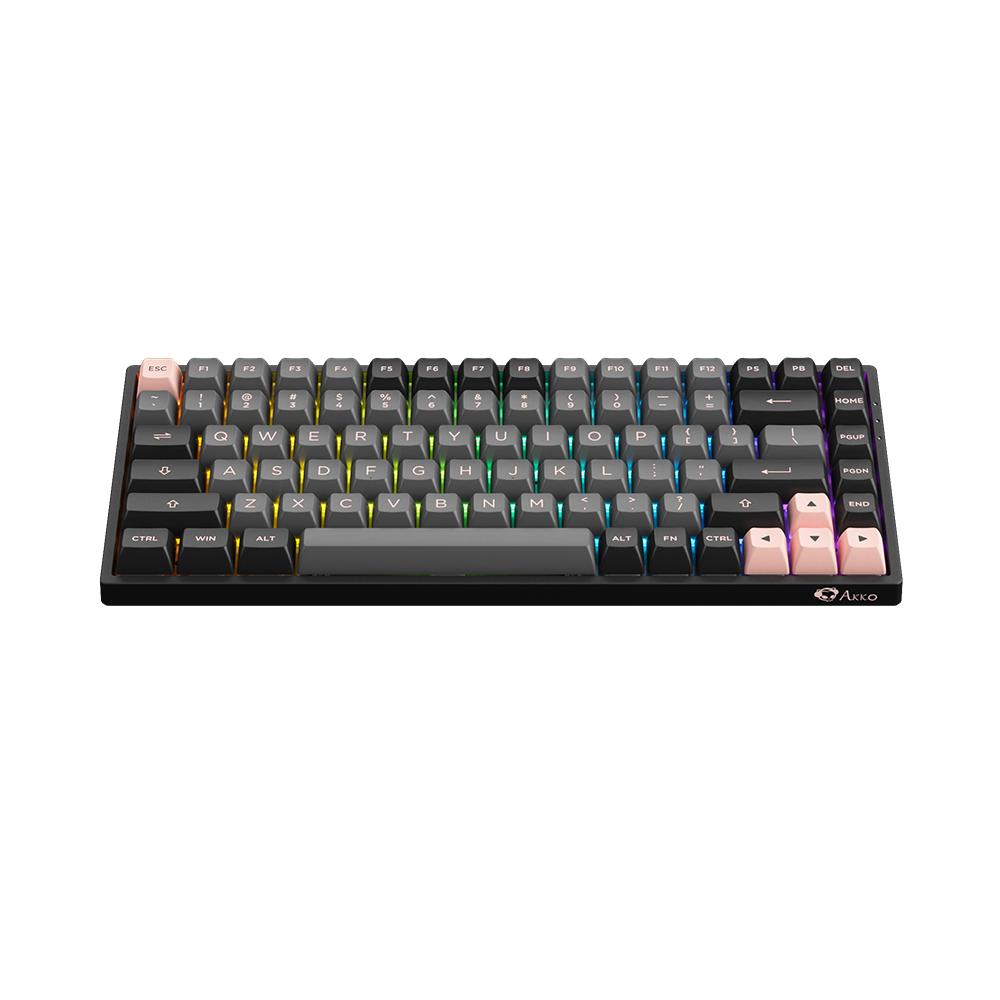 Bàn phím cơ không dây AKKO 3084B Plus Black Pink (Akko CS Sw)