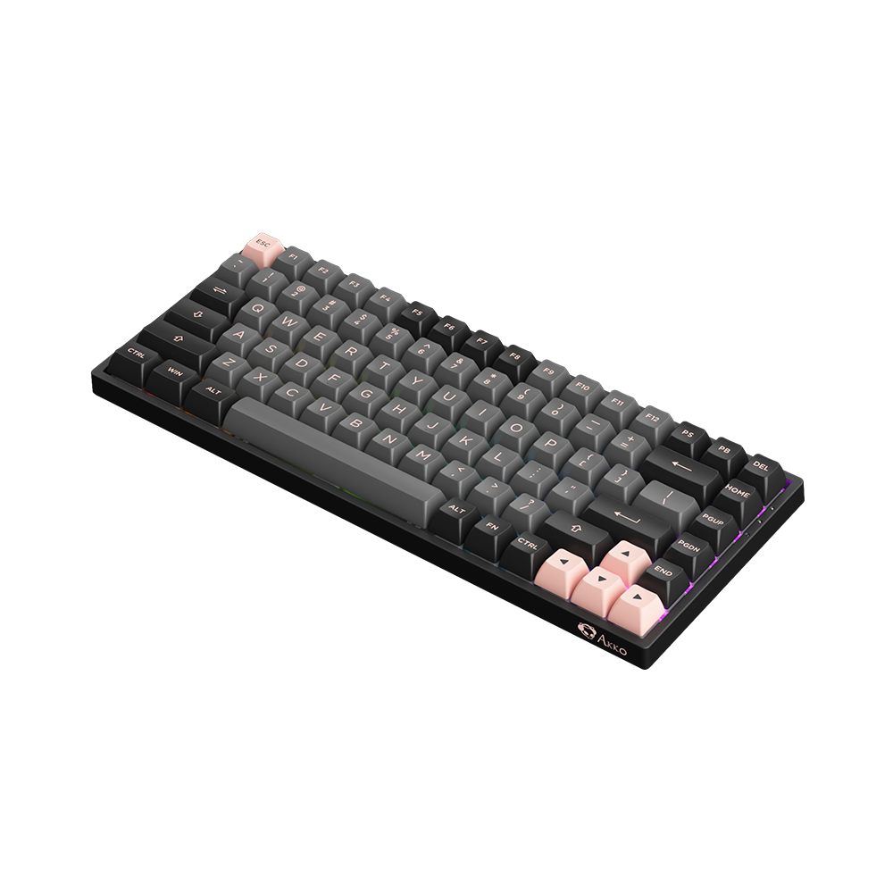 Bàn phím cơ không dây AKKO 3084B Plus Black Pink (Akko CS Sw)