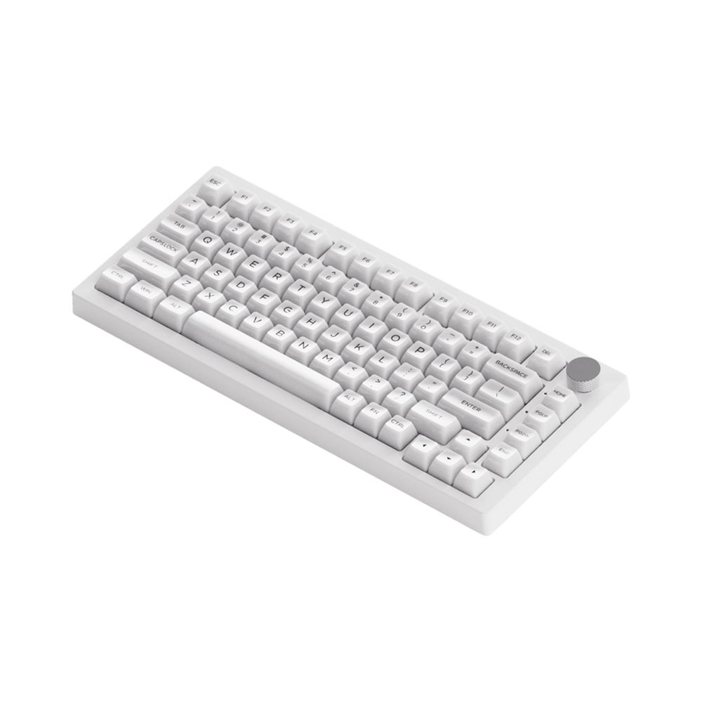 Bàn phím cơ không dây AKKO 5075B Plus White Transparent ASA RGB Hotswap (AKKO Sw)