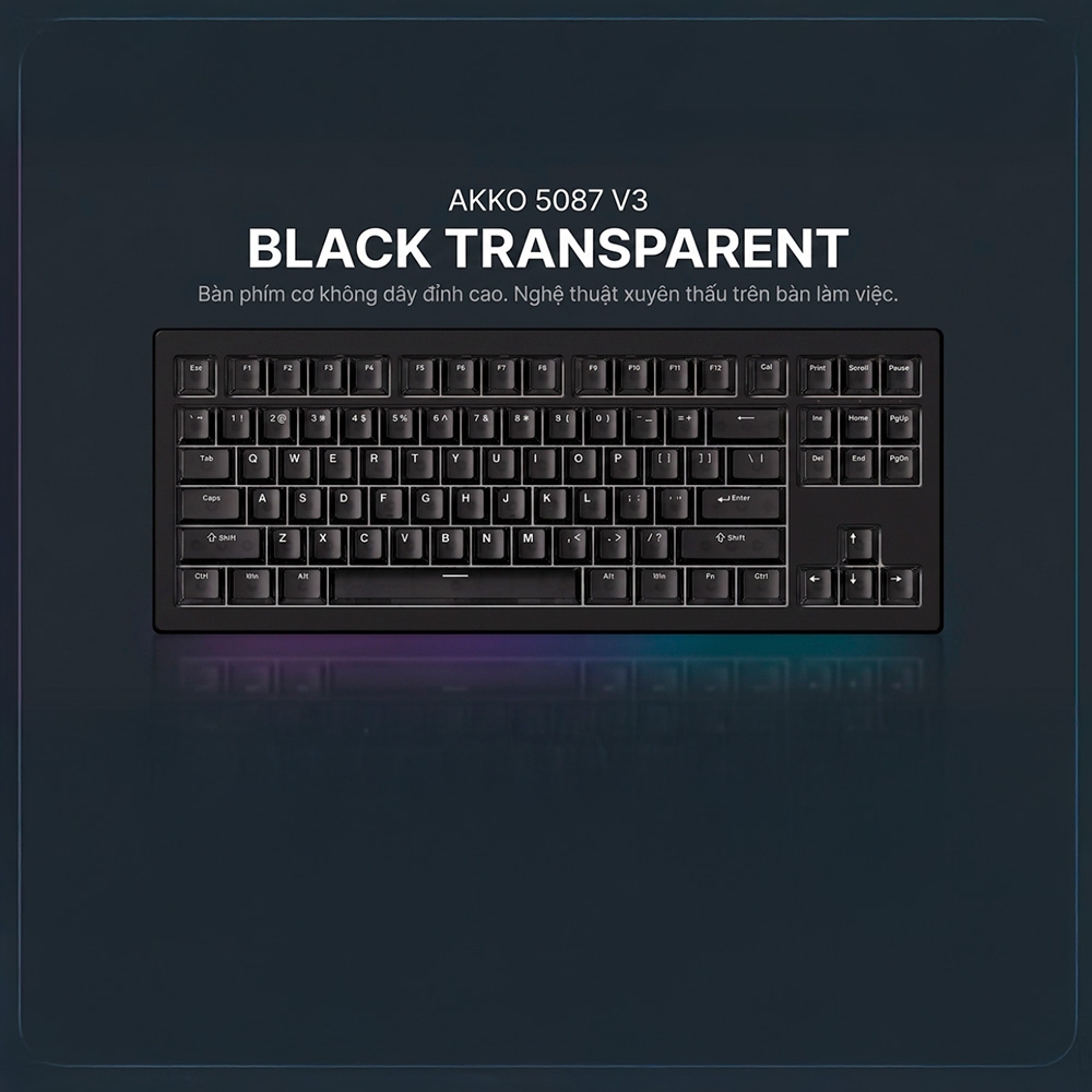 Bàn phím cơ không dây AKKO 5087 V3 Gradient RGB Hotswap (AKKO Sw)