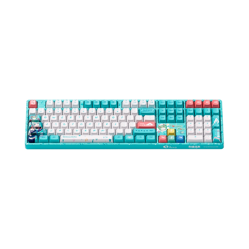 Bàn phím cơ không dây AKKO 5108B Plus Hatsune Miku RGB Hotswap (AKKO Sw)