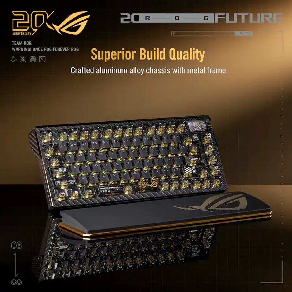 Bàn phím cơ không dây ASUS Azoth Extreme Edition 20 (ROG NX Sw)